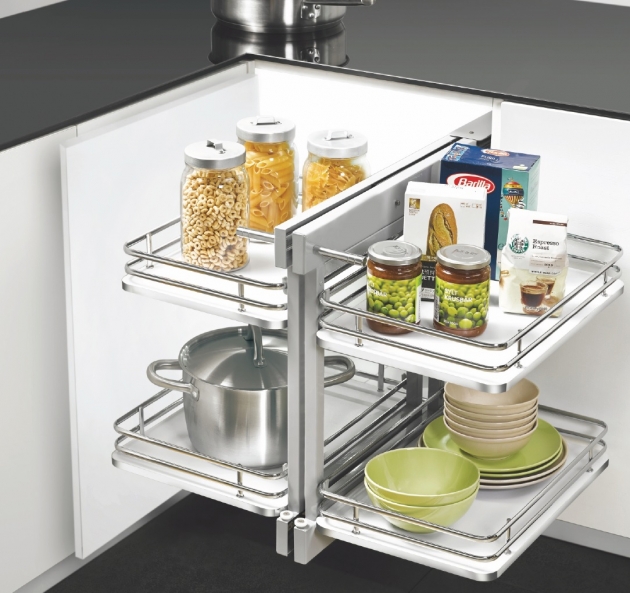 Complete Out Magic Corner With Soft Closing Slides 1